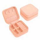 Mini Porta-Jóias em material sintético Salmão