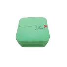 Mini Porta Joias Personalizado - Nome com Coração - Verde - 1 unidade - Rizzo