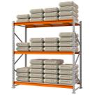 Mini Porta Pallet 1 Inicial 200x180x60 3 Niveis 500kg Com Bandeja MDP Amapá