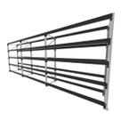 Mini porta pallet 200 kg por nivel inicial +2 continuação com 5 niveis preto com Sem MDF