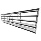 Mini porta pallet 200 kg por nivel inicial +3 continuação com 5 niveis preto com MDF Branco Mini porta pallet 200 kg por nivel inicial +3 continuação com 5 niveis preto com MDF Branco