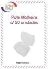 Mini pote para molho 30ml c/tampa articulada - 50 unid - molheira, pote molho delivery (7653)
