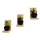 Mini Prateleiras de Parede Em Madeira Pinus Para Decoração em Geral