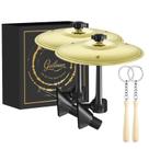 Mini Prato de Bateria para Carro Gadinan Crash Mini Prato para Saída de Ar 2 Peças Dourado