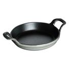 Mini prato staub redondo em ferro fundido cinza grafite 12cm 405095440