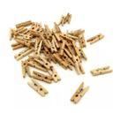 Mini Prendedores Madeira Kit 2,5cm com 100 Unidades 309084 Mini Prendedores Madeira Kit 2,5cm com 100 Unidades 309084