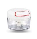 Mini Processador Alimentos Triturador Manual 2 Lâminas 200ml