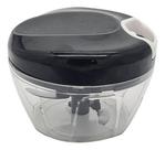 Mini Processador Alimentos Triturador Manual 3 Laminas 500ml Mini Processador Alimentos Triturador Manual 3 Laminas 500ml