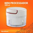 Mini Processador de Alimentos Manual 200ML