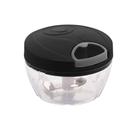 Mini Processador De Alimentos Manual Plástico Com 3 Lâminas Mesa Posta 1534 - Lyor