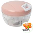 Mini Processador e Triturador de Alimentos Manual 3 Lâminas Rosa + Gancho Parede CBRN17874 Mini Processador e Triturador de Alimentos Manual 3 Lâminas Rosa + Gancho Parede CBRN17874