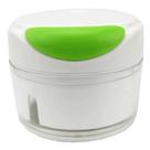Mini Processador E Triturador Manual De Alimentos 2 Laminas Verde Cód. 128