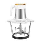 Mini Processador Eletrico Moedor de Carne 4 Laminas 3 Litros Tritura Verduras Legumes Alimentos Multifunional Cozinha