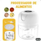Mini Processador Eletrico Moedor S/fio Rápido e Compacto