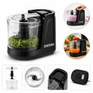 Mini Processador Elétrico Multiuso 350ml Preto Mini Processador Elétrico Multiuso 350ml Preto