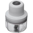 Mini Processador Elétrico USB Branco 250ml Prático e Portátil