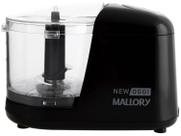 Mini Processador Mallory New Oggi - 150W, 350ml, Corte, Trituração e Moagem, Pés Antiderrapantes, Sistema de Segurança