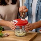 Mini Processador Manual Alimentos Facil Uso Versatil Cozinha Rapidez Eficiência