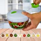 Mini Processador Manual de Alimentos Triturador 3 Lâminas Multifuncional Alho Legumes 500ml
