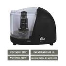 Mini Processador Triturador de Alimentos 120W 127V 500ml Kian - KÍAN