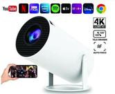 Mini Projetor 4k Android Datashow Bluetooth Wifi Ultra Hd Redondo Escola Professor