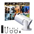 Mini Projetor BESUS 1080P 4K com Cabo e Rotação de 180