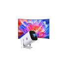 Mini projetor YGSKK 1080P Bluetooth 5.3 com base giratória de 210