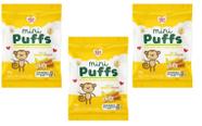 Mini Puffs Snacks Banana E Cenoura Nhami Mami 3un X 15g Mini Puffs Snacks Banana E Cenoura Nhami Mami 3un X 15g