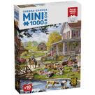 Mini Quebra-cabeça 1000 peças Domingo na Fazenda