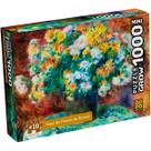 Mini Quebra Cabeça 1000 Peças Vaso De Flores De Renoir Grow