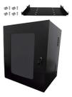 Mini Rack 12u 400mm Servidor Porta Acrílica Padrão19 E 1 Bandeja 250mm Max Eletron