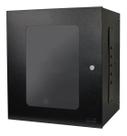 Mini Rack 12u Servidor Porta Acrílica Padrão 19 Cftv Dvr 400mm De Parede