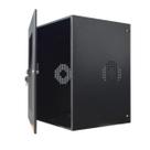 Mini Rack Padrão 19 12u X 400mm Preto C/fechadura E Chaves