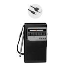 Mini Rádio De Bolso FM/AM/P2 de 2 Bandas Retrô Vertical Pocket Kapbom KA-3325