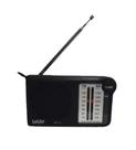 Mini Radio Portatil Am Fm De Bolso Preto Entrada Fone De Ouvido P2 MK-13