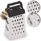 Mini Ralador Com Alça de Plástico 4 Faces de Inox 8cm - Original Mini Ralador Com Alça de Plástico 4 Faces de Inox 8cm - Original