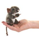 Mini rato de campo Finger Puppet Folkmanis marrom