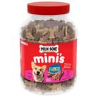 Mini Recipiente 1kg para Biscoitos de Cães - Sabor Osso de Leite