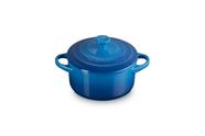 Mini redondo de grés Cocotte Le Creuset, 710 ml, azul de Marselha