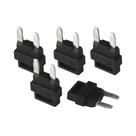 Mini Relé De Plástico Preto Para Ar Condicionado Automotivo, Diodo E Fusível (5 Peças) Para Mini Relé De Plástico Preto Para Ar Condicionado Automotivo, Diodo E Fusível (5 Peças) Para