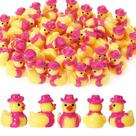 Mini Resin Cowboy Ducks GGSTDDUP Western Cowboy 50 unidades rosa