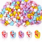 Mini Resin Ducks Decoration XIHIRCD 100 unidades com cachecol Mini Resin Ducks Decoration XIHIRCD 100 unidades com cachecol