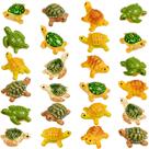 Mini Resin Turtles Exasinine, 24 unidades para decoração de jardim de fadas Mini Resin Turtles Exasinine, 24 unidades para decoração de jardim de fadas