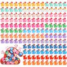 Mini resina Christmas Ducks ROMROC 160PCS, decoração de 0,7 cm Mini resina Christmas Ducks ROMROC 160PCS, decoração de 0,7 cm