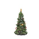 Mini resina festiva de escultura de árvore de Natal de 17 cm Mini resina festiva de escultura de árvore de Natal de 17 cm