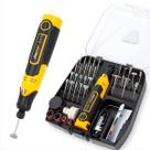 Mini Retífica Portátil Sem Fio 57 em 1 Bateria Recarregável 900mAh, 3 Velocidades (12.000-17.000 RPM), Mandril Univers