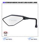 Mini Retrovisor Kawasaki Z400 Haste Longa 90 Graus L Honda