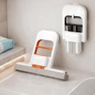 Mini Rodo Esfregão Absorvente Portátil Duhome com Esponja de Alta Absorção Espremedor Manual para Limpeza de Vidros Espelhos Bancadas Cozinha Banheiro