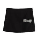 Mini Saia de Cintura Alta com Laço - Elegante para Primavera/Verão