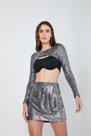 Mini Saia Feminina Justa - Flor de Lis FEMININA - P Mini Saia Feminina Justa - Flor de Lis FEMININA - P